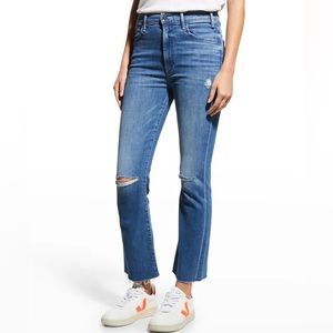 NWT MOTHER Denim The Hustler Ankle Fray, Can’t Stop Staring, size 27